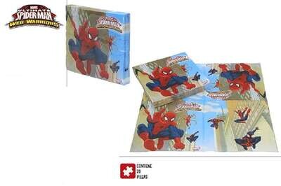 Pack de 20 servilletas de papel para fiestas de cumpleaños, doble hoja, Spiderman