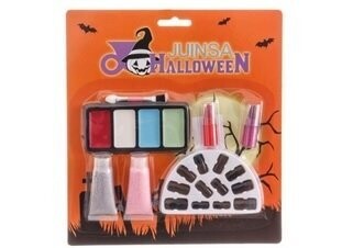 Set maquillaje halloween gde uñas