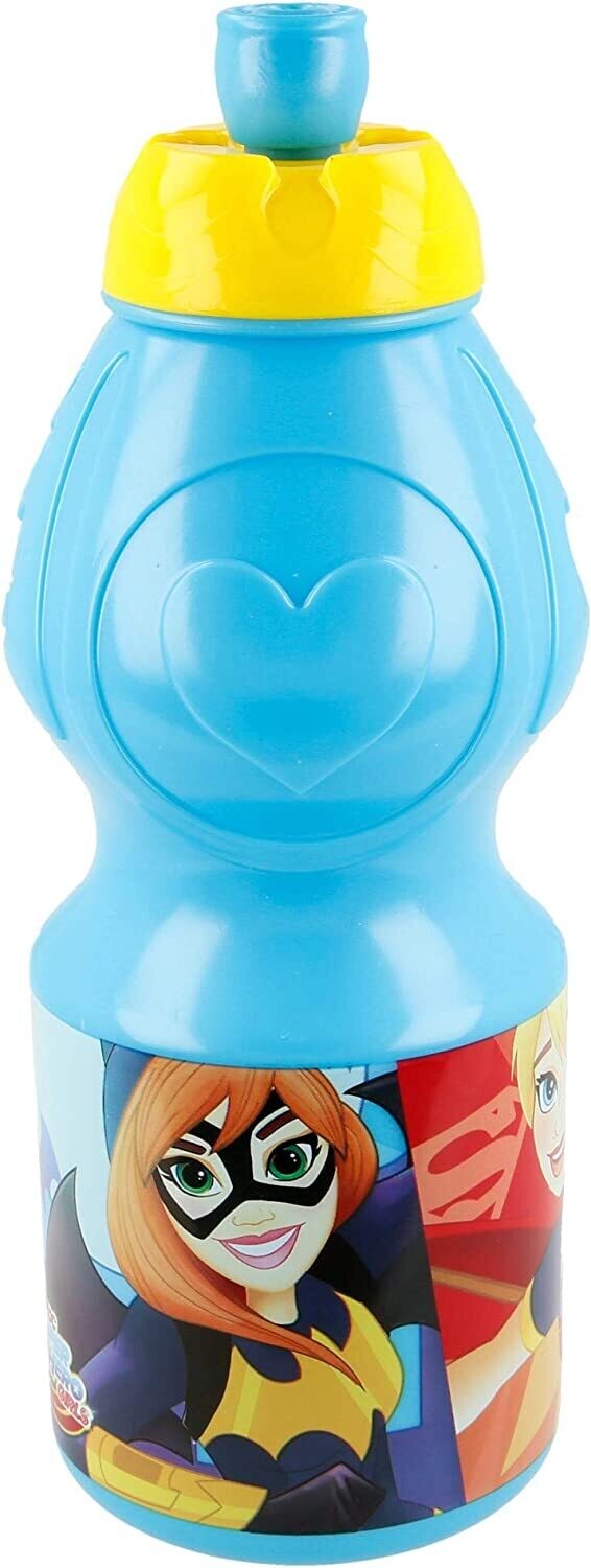 Botella sport reutilizable Superhero Girls 400 ml sin BPA