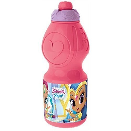 Botella sport 400ml, Shimmer and shine, producto de plastico libre de BPA