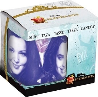 taza ceramica de la licencia oficial, Descendientes, 200ml, apta para microondas