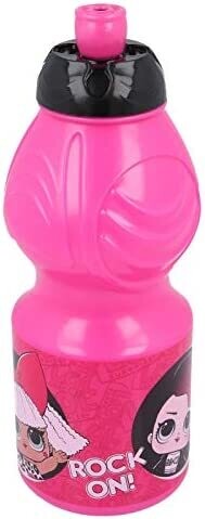botella sport 400 ml, Lol surprise, producto de plastico libre de BPA