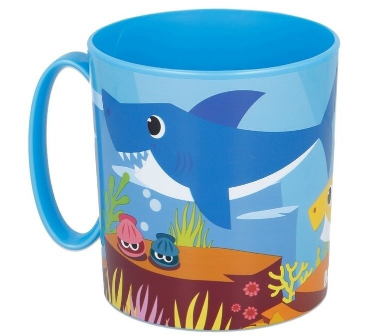 Taza microondas Baby Shark 350 ml sin BPA