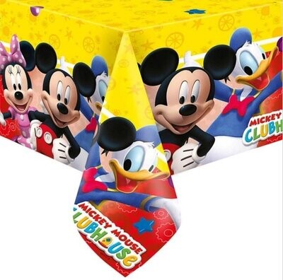 mantel fiesta 120X180CM Disney Minnie y Mickey, producto de plastico ideal para cumpleaños