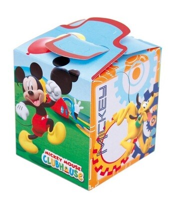 Pack 4 cajas de carton de la licencia Mickey Mouse de Disney
