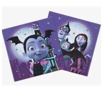 Pack de 20 servilletas de papel para fiestas de cumpleaños, de la licencia de Vampirina