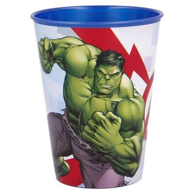 Vaso reutilizable Avengers rolling thunder, los vengadores, ideal para fiestas, cumpleaños o para uso diario