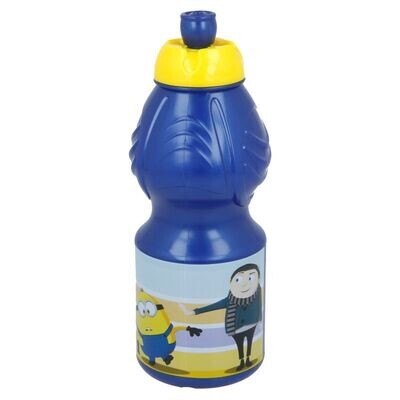 botella sport Minions II, capacidad 400 ml, producto de plastico libre de BPA