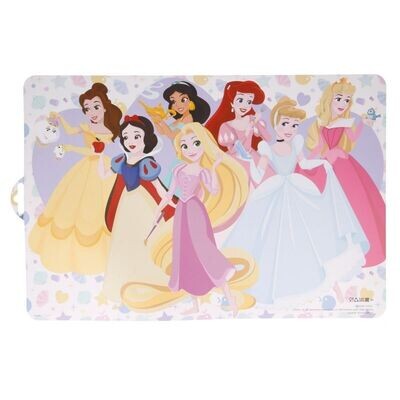 Mantel infantil individual de Princesas Disney​, ideal para proteger la mesa, dimensiones 43x29 cm