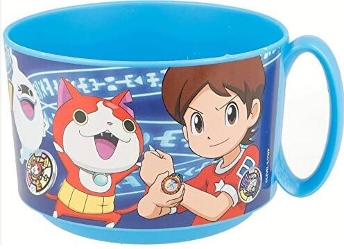 Tazon apto para microondas, licencia oficial Yo Kai Watch, capacidad 450ml