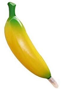 Boligrafo con iman para nevera, forma de platano, Longitud: 13cm