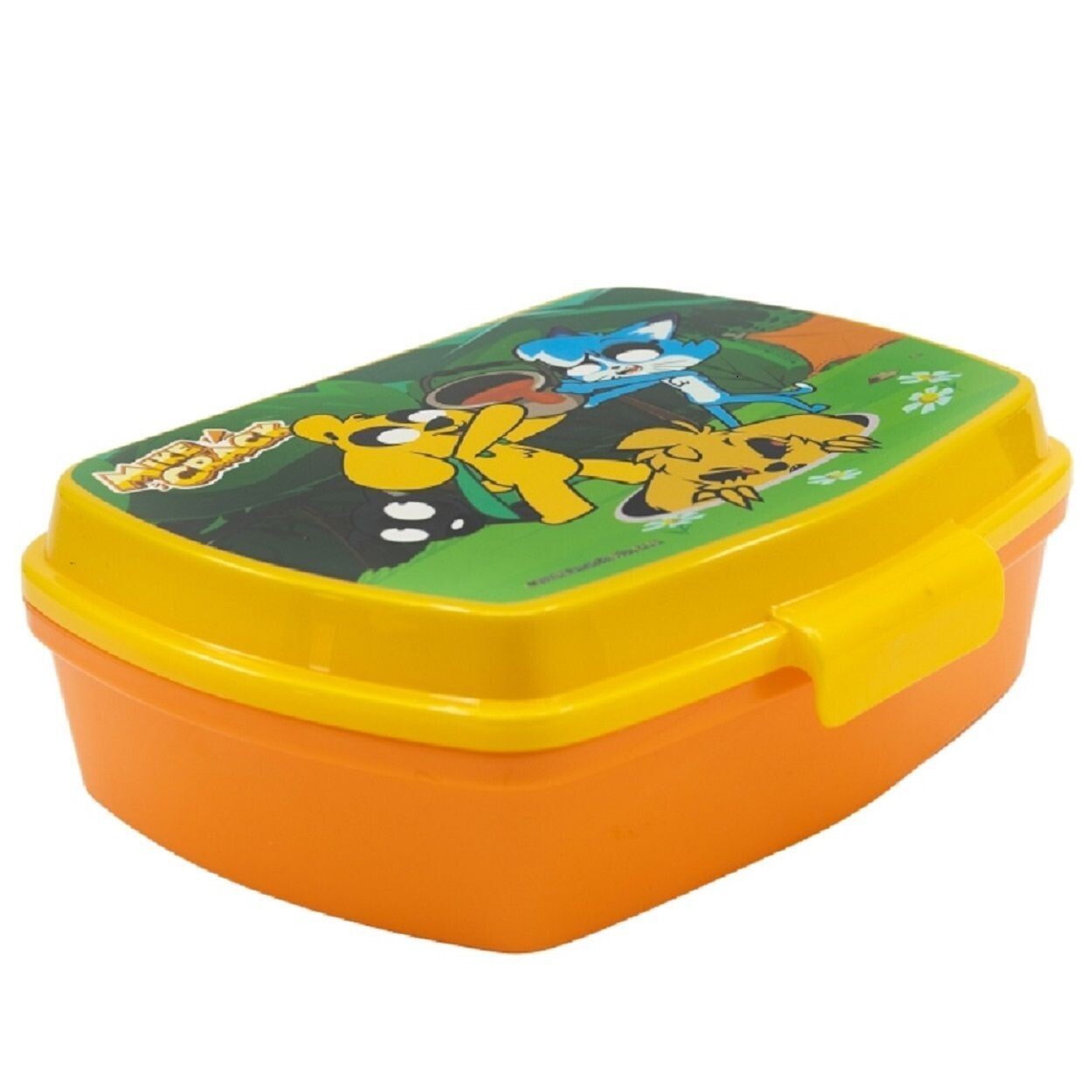 Fiambrera rectangular para el almuerzo infantil de Mikecrack; ideal para cualquier ocasión.