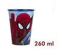 Vaso reutilizable licencia oficial Marvel Spiderman, ideal para fiestas, cumpleaños o para uso diario
