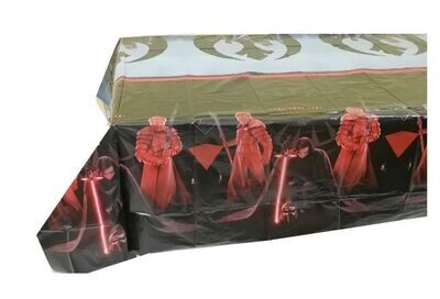 mantel fiesta licencia oficial Disney Star Wars , dimensiones 120x180cm, diseño Kylo Ren, producto de plastico