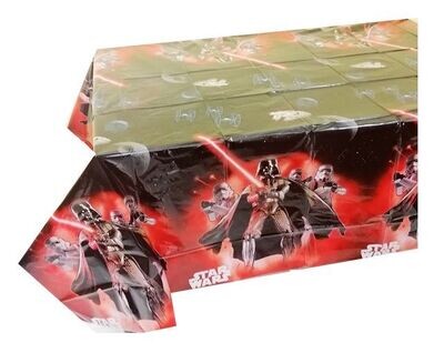 mantel fiesta Star Wars, Darth Vader, dimensiones:120x180cm, producto de plastico ideal para cumpleaños