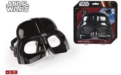 Gafas de buceo infantil de la licencia Star Wars, diseño Darth Vader, recomendado para mayores de 5 años