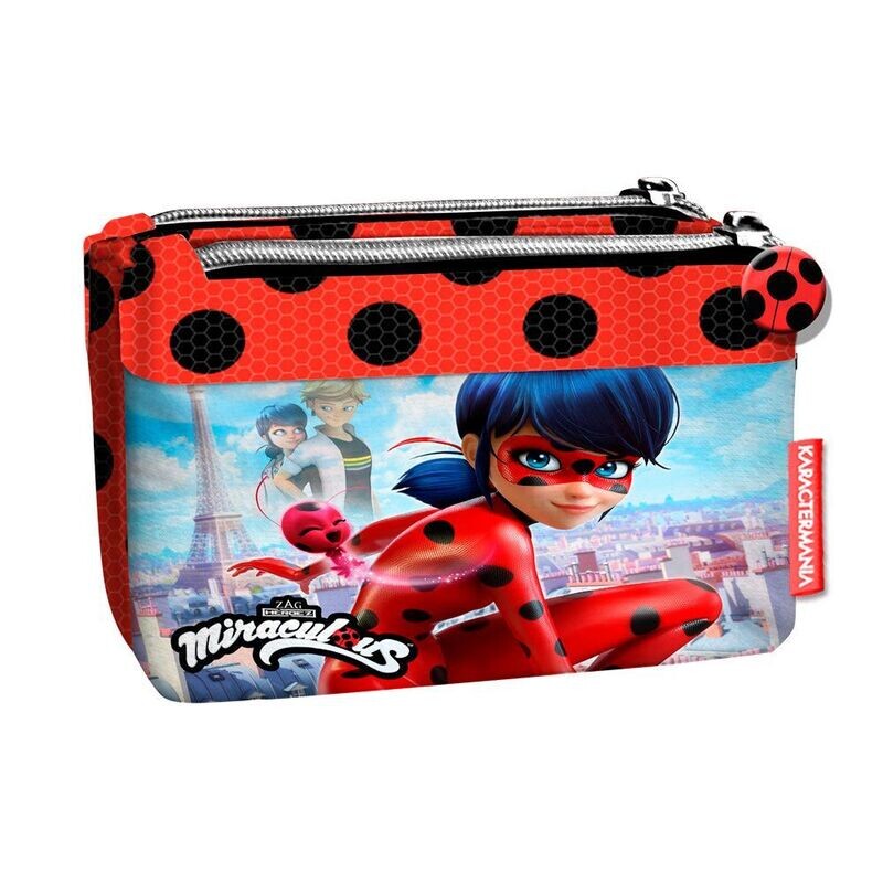 Monedero doble cremallera licencia oficial Lady bug