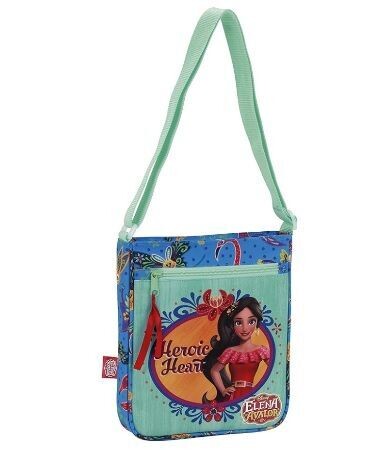 Bandolera de la licencia oficial Disney Elena de Avalor, con bolsillo frontal