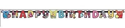 Guirnalda Happy Birthday (Feliz Cumpleaños) Furby, producto de carton