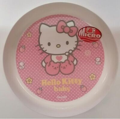 Plato reutilizable diseño Hello Kitty, apto para microondas