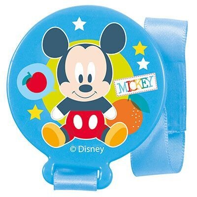 Sujeta chupetes de la licencia de Disney, Mickey mouse, producto oficial, ideal para que los chupes no caigan al suelo