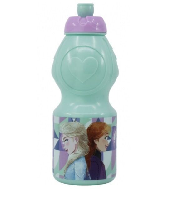 botella sport 400 ml Frozen, diseño Ice magic, producto de plastico libre de BPA