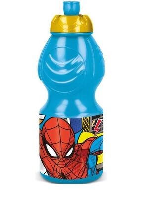 botella sport 400 ml licencia oficial Spiderman, producto de plastico libre de BPA