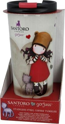 Vaso Termo Cafe Acero Inoxidable 425 ML; licencia oficial santoro Gorjuss