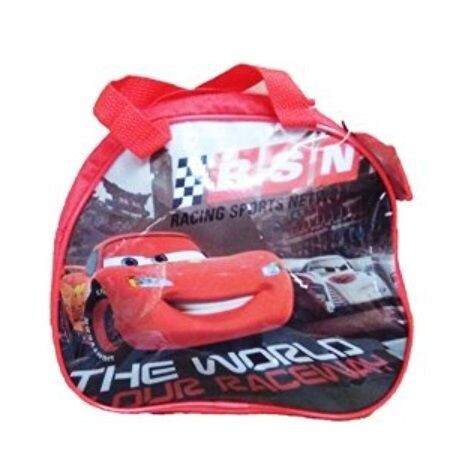 Portameriendas licencia oficial Disney Cars, tipo bolsito con cremallera y asas