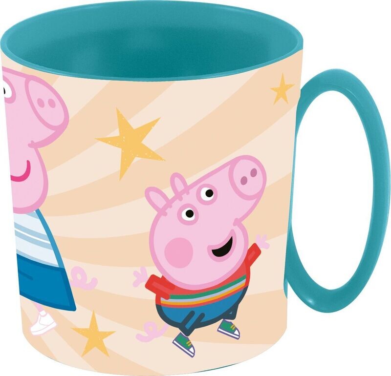 taza apta para microondas de la licencia oficial de  Peppa pig, capacidad: 350 ml