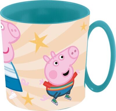 taza apta para microondas de la licencia oficial de  Peppa pig, capacidad: 350 ml