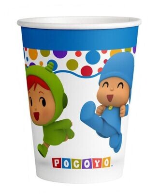  54 piezas de Pocoyo suministros para fiestas de cumpleaños para  niños y niñas incluidas banderines para tartas, adornos para cupcakes,  globos, globos de Mylar, mantel para fiesta de cumpleaños para niños