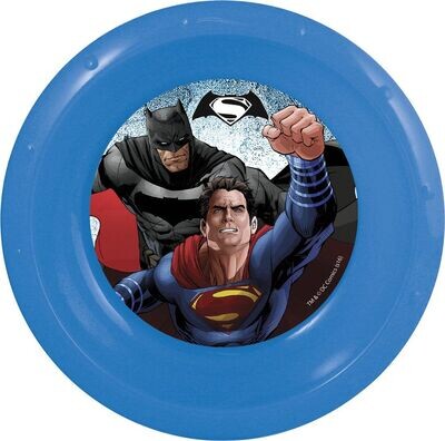 cuenco fiesta reutilizable de la licencia oficial Batman Vs Superman, de plastico libre de BPA