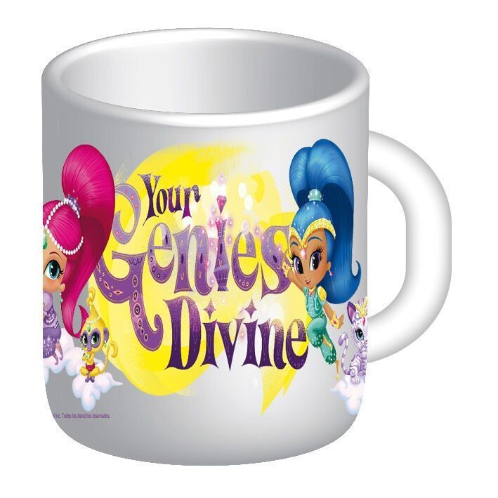 taza ceramica de la licencia oficial Shimmer & Shine, capacidad: 330ml, presentado en caja de carton