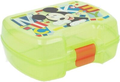 Sandwicheras premium licencia oficial disney Mickey Mouse, producto de plastico libre de BPA