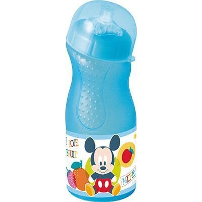 Botella sport baby mickey mouse, producto de plastico libre de BPA