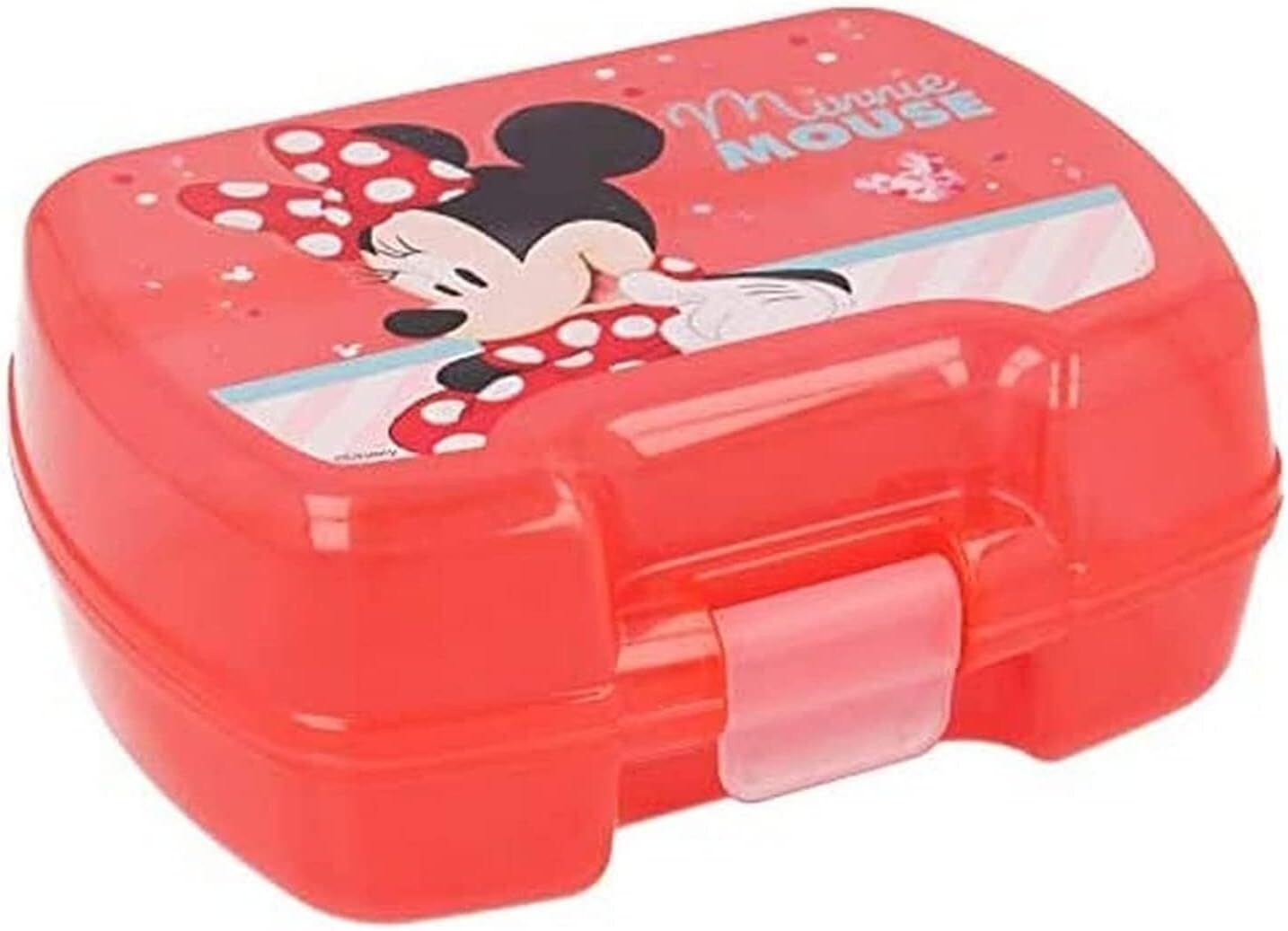 Sandwicheras premium licencia oficial disney Minnie Mouse, producto de plastico libre de BPA