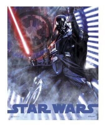 mini poster de la licencia oficial star wars, Darth Vader, Papel brillo 150gr. dimensiones 40x50cm. Ideal decoración