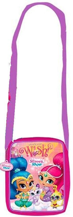 Bolso bandolera de la licencia de Nickelodeon Shimmer and Shine, dimensiones: 19x14x6cms