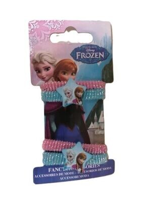 Pack de coleteros para el pelo de la licencia oficial Disney Frozen