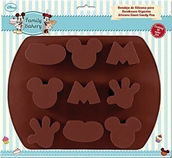 Molde para bombones grandes de la licencia oficial Disney Mickey Mouse, producto de silicona ideal repostería
