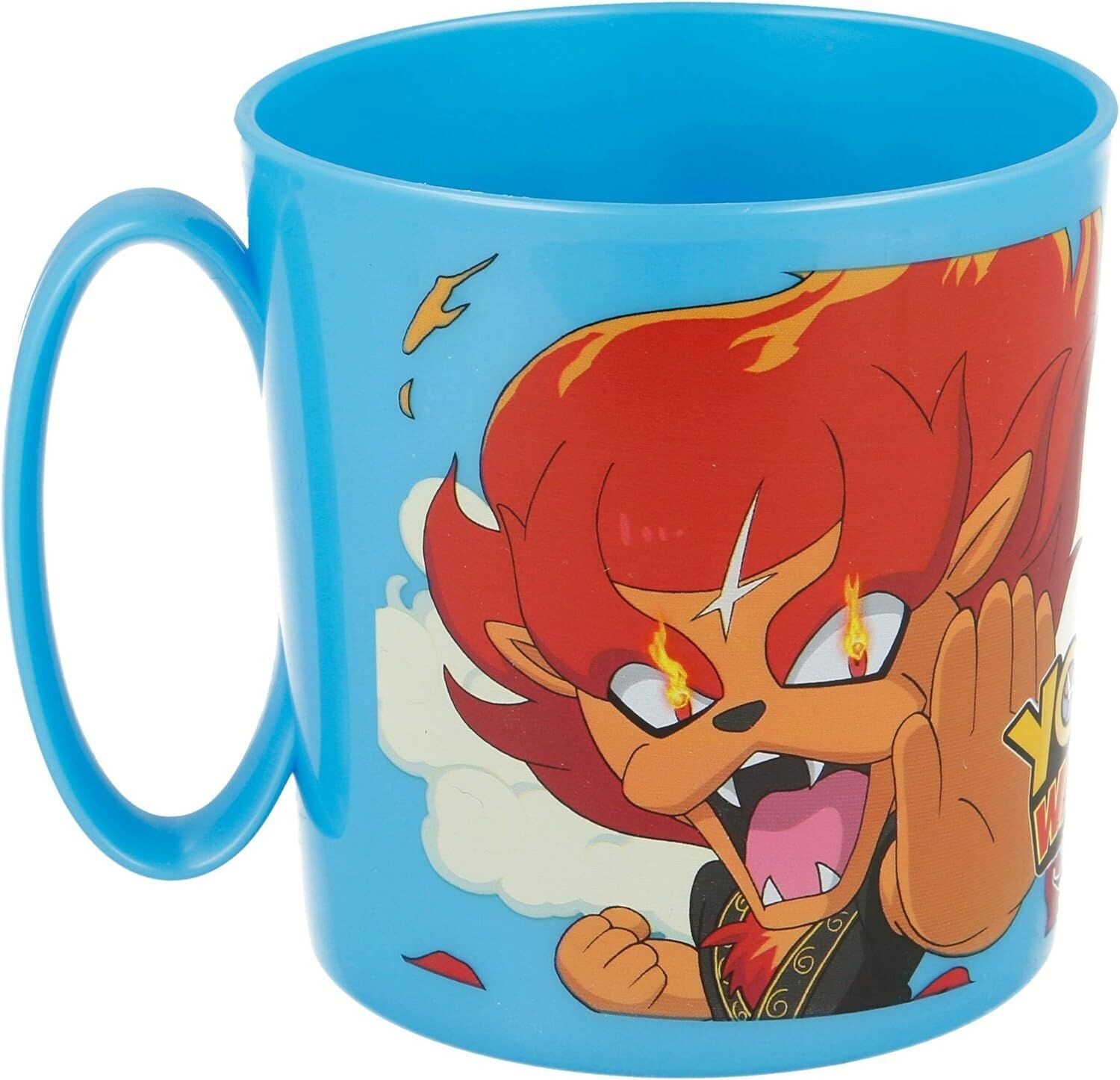 Taza apta para microondas de la licencia oficial Yo kai watch, capacidad: 350ml, producto de plastico libre de BPA