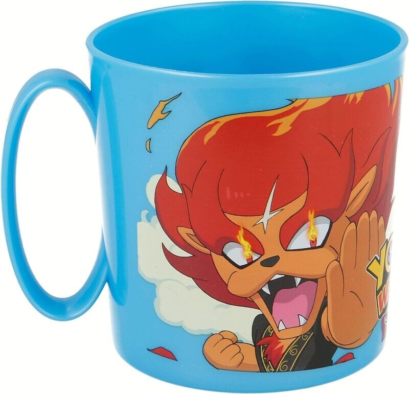 Taza apta para microondas de la licencia oficial Yo kai watch, capacidad: 350ml, producto de plastico libre de BPA