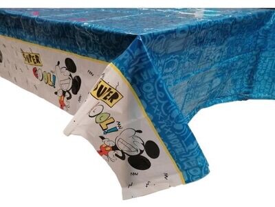 mantel fiesta 120X180CM Mickey super cool, producto de plastico ideal para cumpleaños