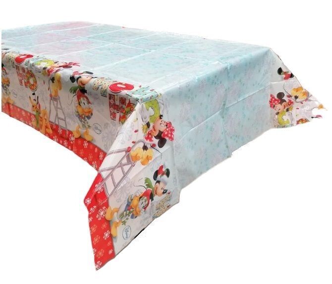 mantel fiesta 120X180CM Disney Mickey, diseño Navidad, producto de plastico, ideal como complemento