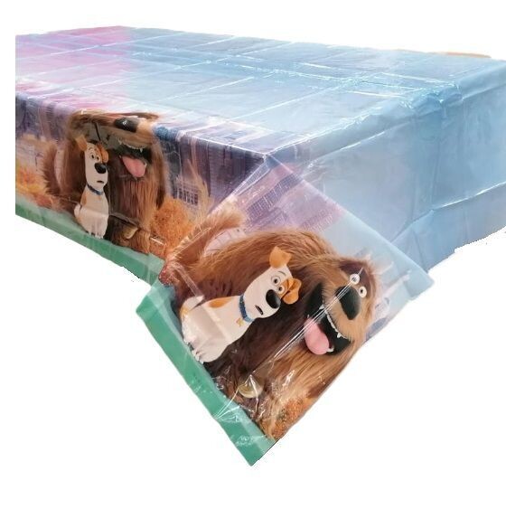 mantel fiesta 120x180cm Mascotas, Secret life of pets, producto de plastico ideal para cumpleaños