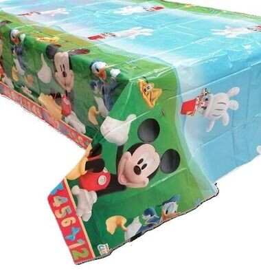 mantel fiesta 120X180CM Disney Mickey clubhouse, producto de plastico ideal para cumpleaños