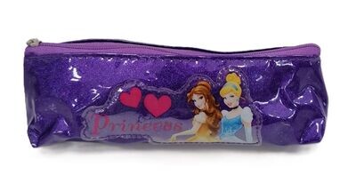 Portatodo brillante de la licencia oficial Disney Princesas, Morado, Dimensiones: 20x5x6cm
