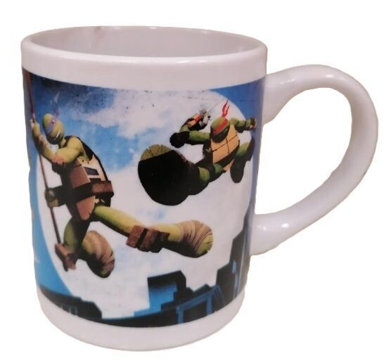 taza ceramica de la licencia oficial, Tortugas ninja, 200ml, apta para microondas