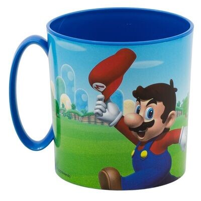 taza microondas licencia oficial Super Mario Bros, 350 ml, producto de plastico libre de BPA